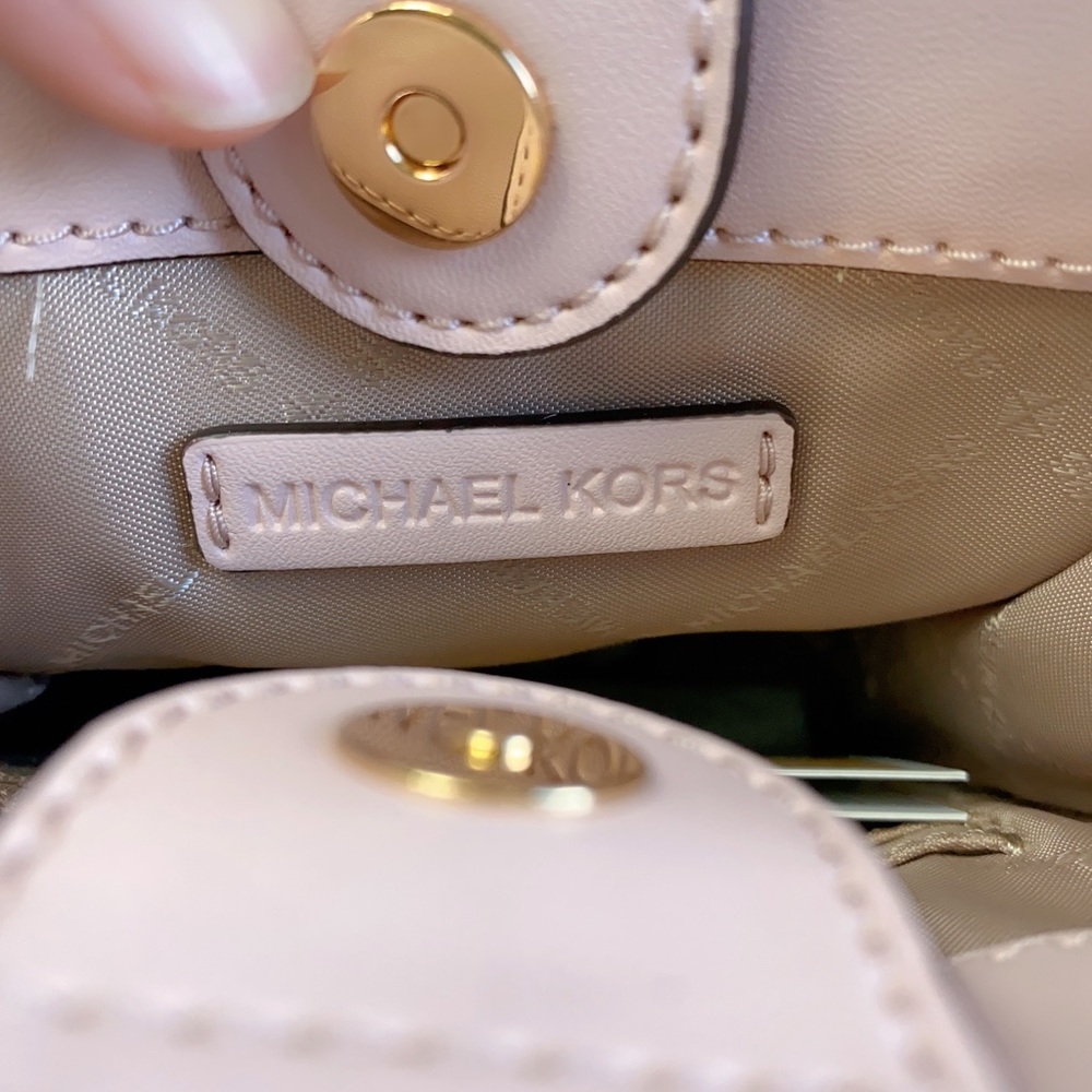 Michael Kors Mercer Extra-Small Logo and Leather Crossbody Bag - Picture 9 of 9